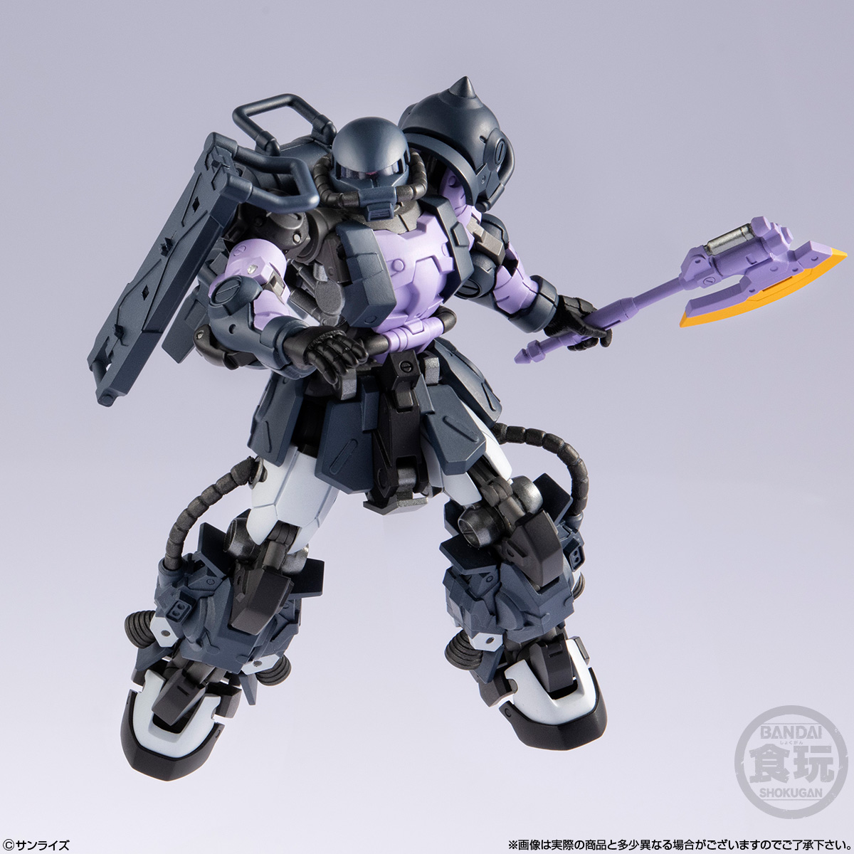 【食玩】ガンダムアーティファクトPRO『高機動型ザクII（黒い三連星仕様）』機動戦士ガンダム THE ORIGIN 半完成品キット-006