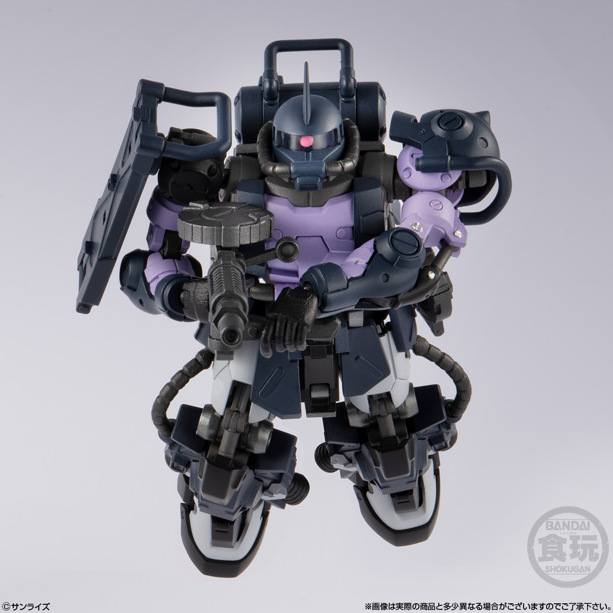 【食玩】ガンダムアーティファクトPRO『高機動型ザクII（黒い三連星仕様）』機動戦士ガンダム THE ORIGIN 半完成品キット-007