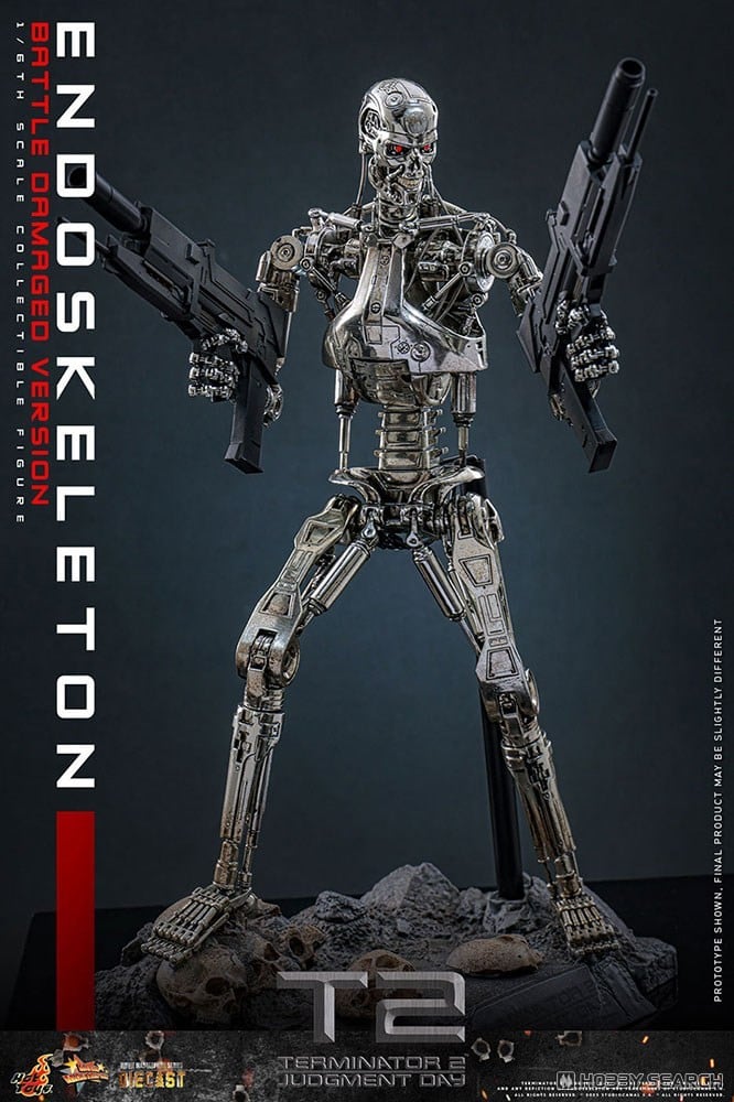 ムービー・マスターピース DIECAST『エンドスケルトン(バトルダメージ)』ターミネーター2 1/6 可動フィギュア-001