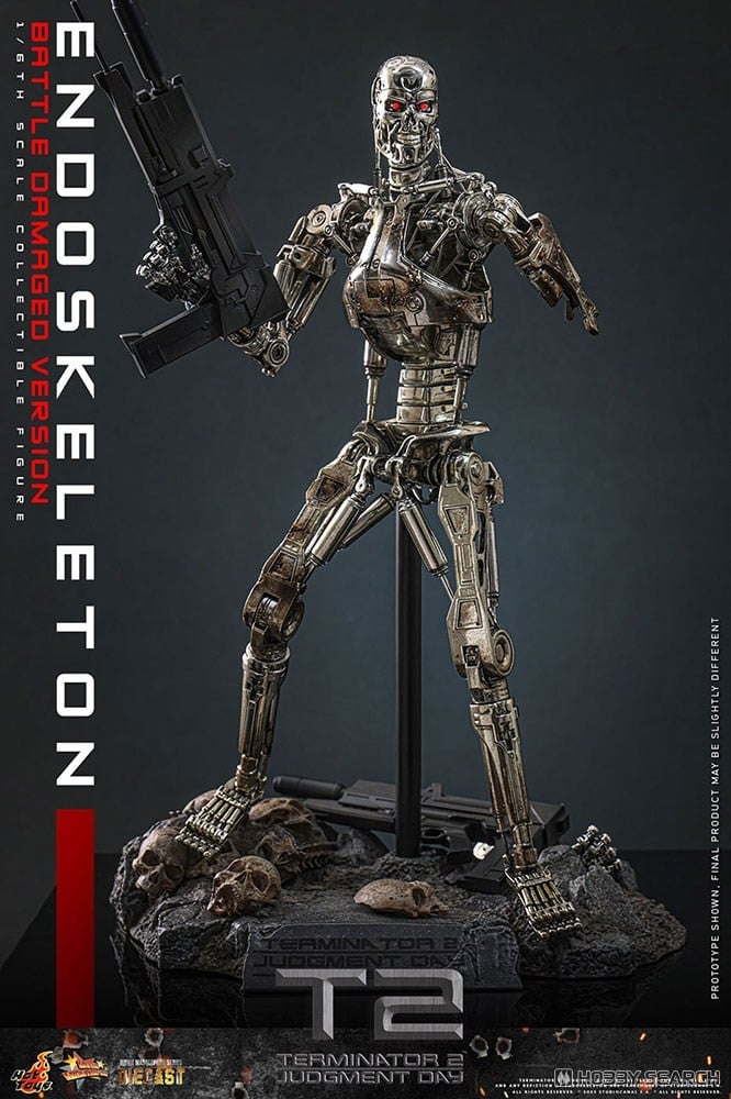 ムービー・マスターピース DIECAST『エンドスケルトン(バトルダメージ)』ターミネーター2 1/6 可動フィギュア-003