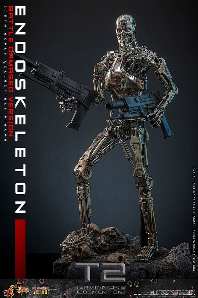 ムービー・マスターピース DIECAST『エンドスケルトン(バトルダメージ)』ターミネーター2 1/6 可動フィギュア-005