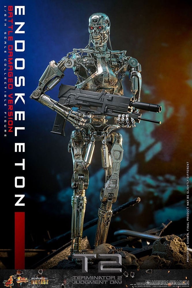 ムービー・マスターピース DIECAST『エンドスケルトン(バトルダメージ)』ターミネーター2 1/6 可動フィギュア-013