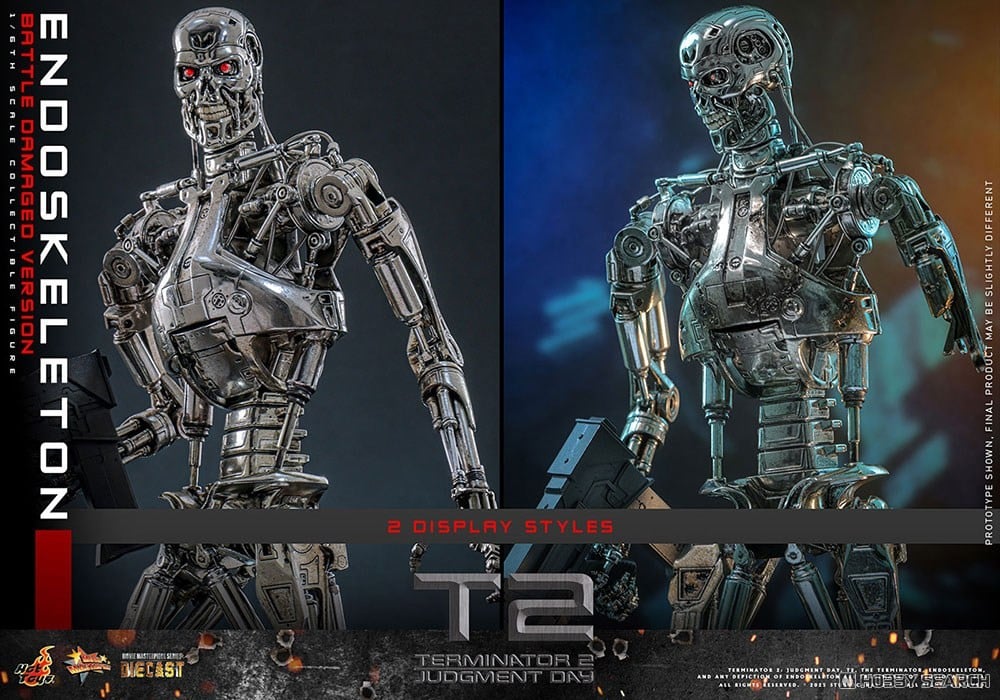 ムービー・マスターピース DIECAST『エンドスケルトン(バトルダメージ)』ターミネーター2 1/6 可動フィギュア-018