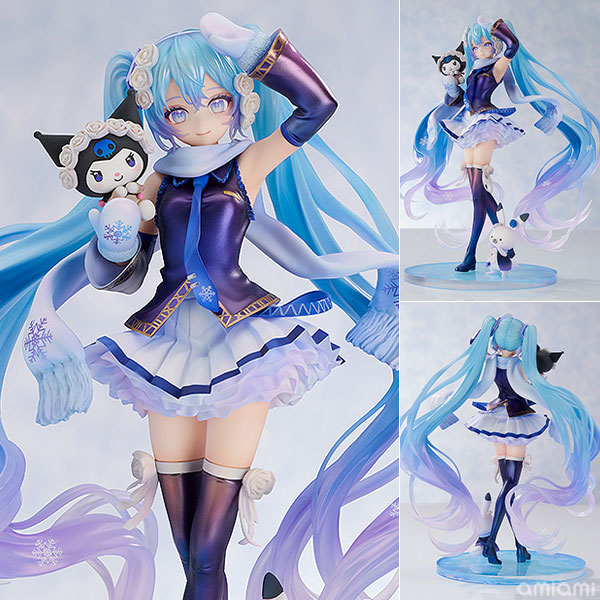 初音ミク『雪ミク×クロミ』1/7 完成品フィギュア