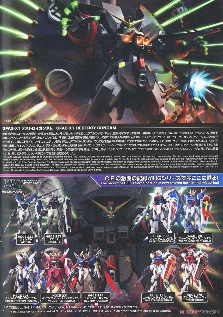 【再販】HG 1/144『デストロイガンダム』機動戦士ガンダムSEED DESTINY プラモデル-039