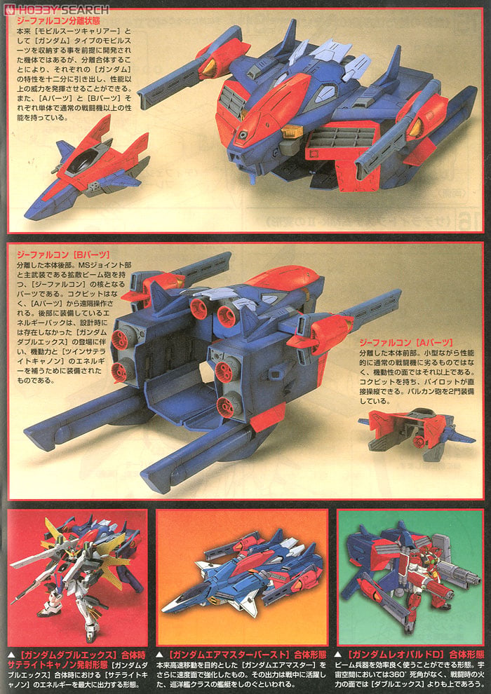 【限定販売】【再販】1/100『Gファルコンユニット ガンダムダブルエックス HG』機動新世紀ガンダムX プラモデル-013