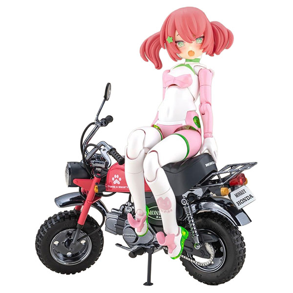 メガミデバイス『PUNI☆MOFU レーシングマオ with Honda Z50J-1 モンキー』プラモデル