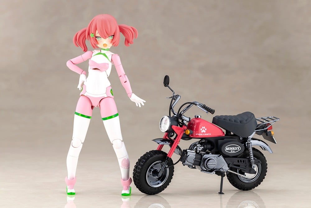 メガミデバイス『PUNI☆MOFU レーシングマオ with Honda Z50J-1 モンキー』プラモデル-012