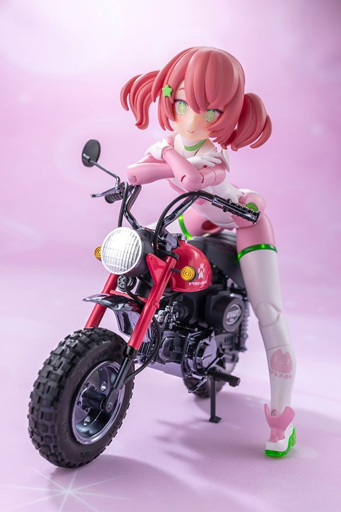 メガミデバイス『PUNI☆MOFU レーシングマオ with Honda Z50J-1 モンキー』プラモデル-017