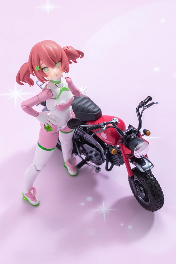メガミデバイス『PUNI☆MOFU レーシングマオ with Honda Z50J-1 モンキー』プラモデル-018