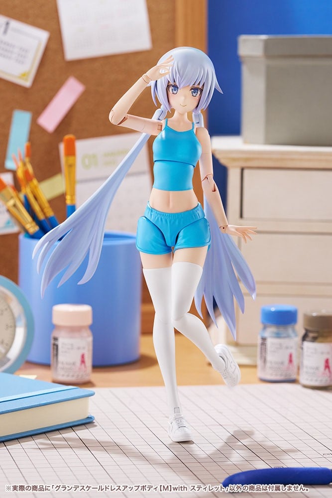 創彩少女庭園『グランデスケールドレスアップボディ【M】with スティレット』プラモデル-012