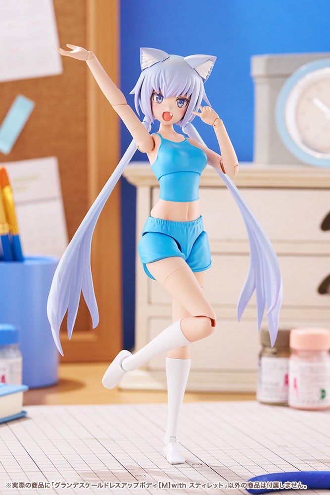 創彩少女庭園『グランデスケールドレスアップボディ【M】with スティレット』プラモデル-013