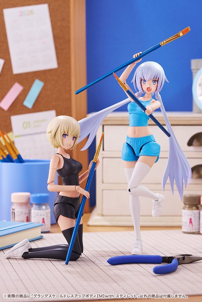 創彩少女庭園『グランデスケールドレスアップボディ【M】with スティレット』プラモデル-016