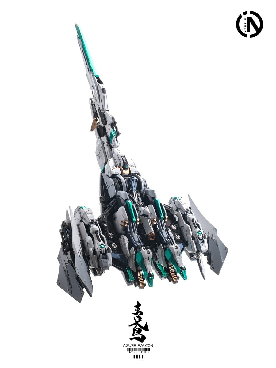 RMD 1/100『TR-2243EX 青鳶(アズール・ファルコン)』リアル・ミニューシア・デザインズ プラモデル-022