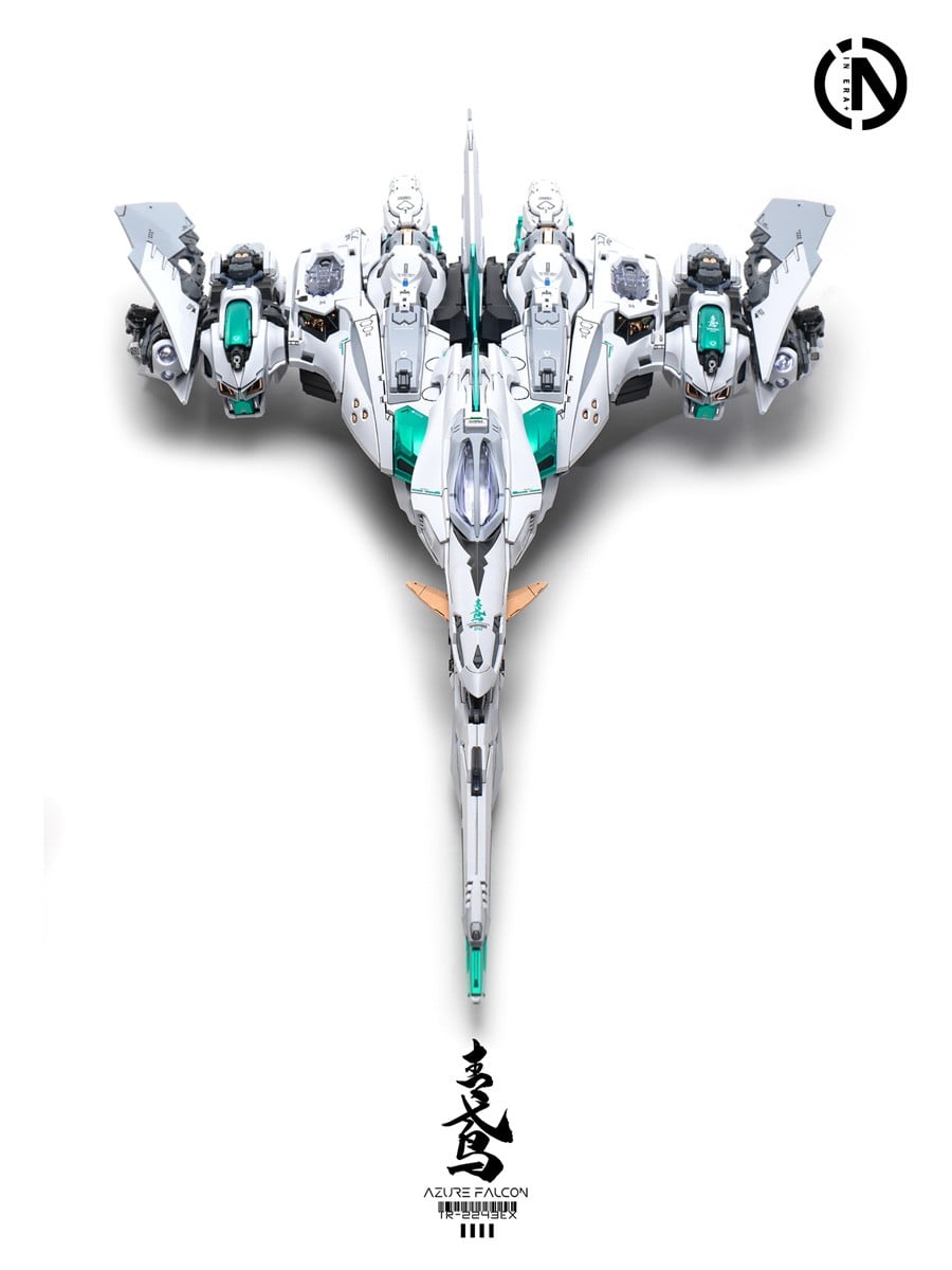 RMD 1/100『TR-2243EX 青鳶(アズール・ファルコン)』リアル・ミニューシア・デザインズ プラモデル-025