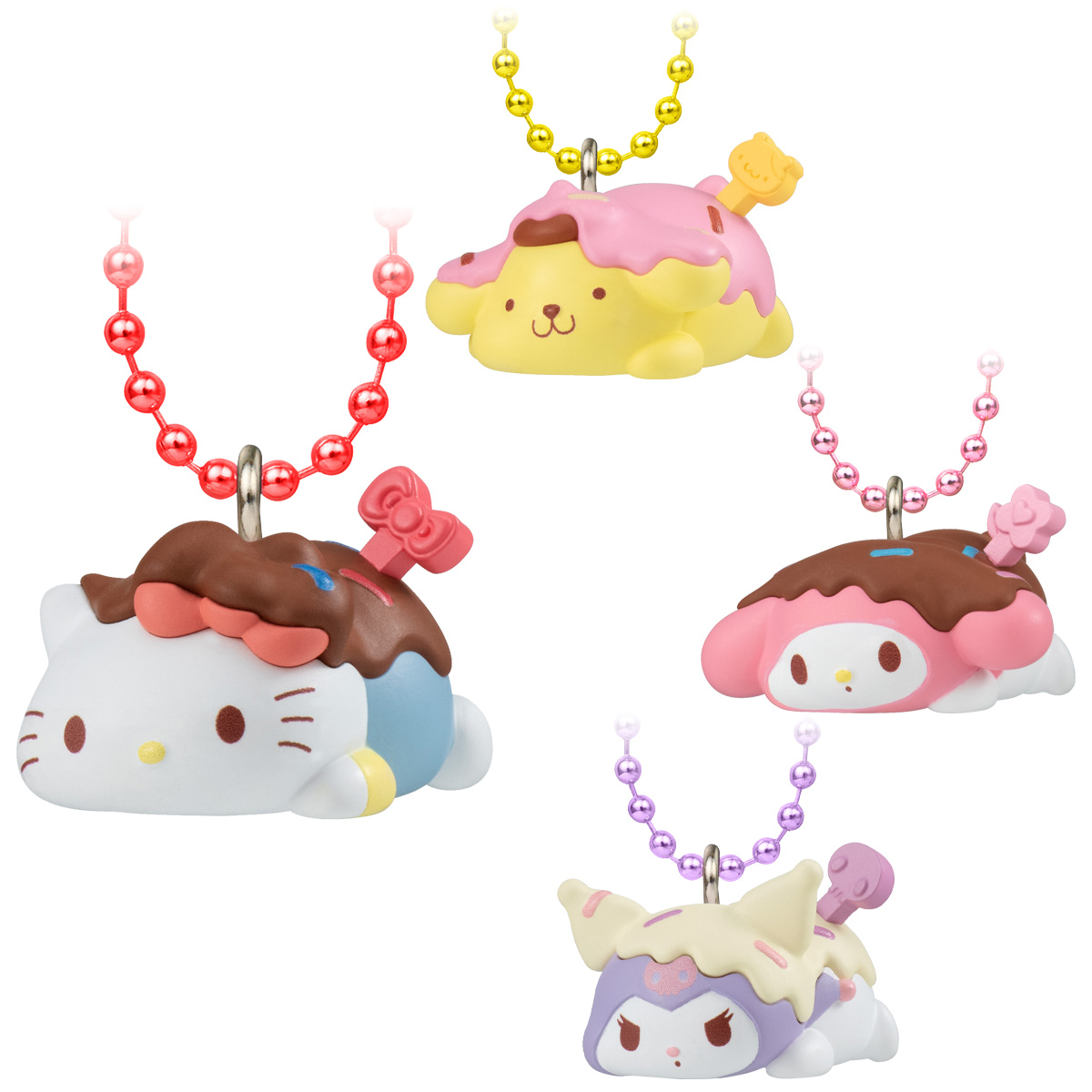【食玩】『サンリオキャラクターズ もちマロチョコチャーム＆チョコマシュマロ』10個入りBOX-001