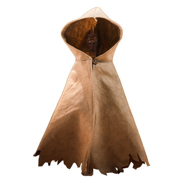 『ウェザリングフード付きマント（デザート）・Mサイズ（ドール用）』1/10～1/12スケール用ドール服