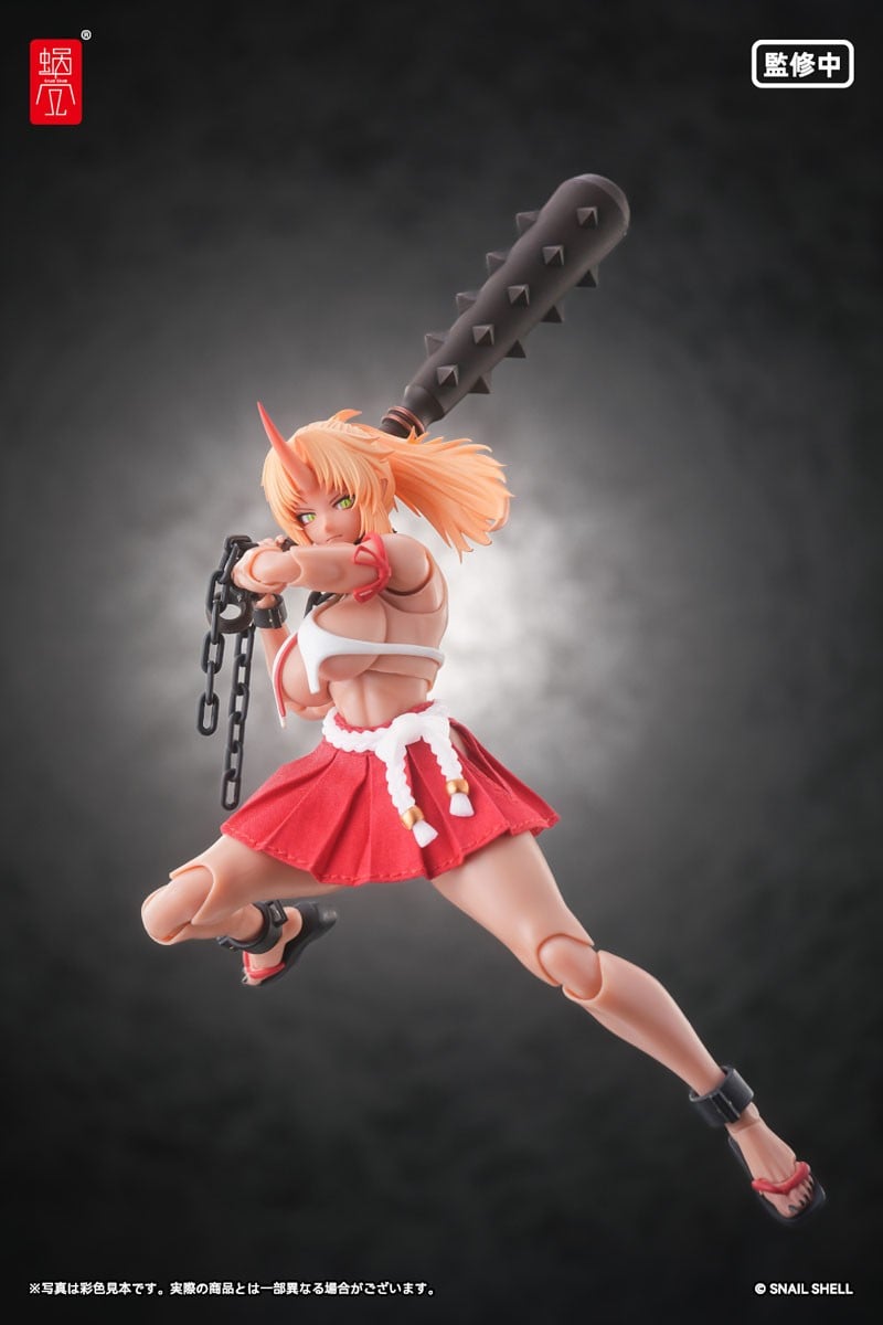 蝸（お）れの異世界冒険『RPGEX-08 鬼巫女 次女・紅葉』1/12 完成品アクションフィギュア-003