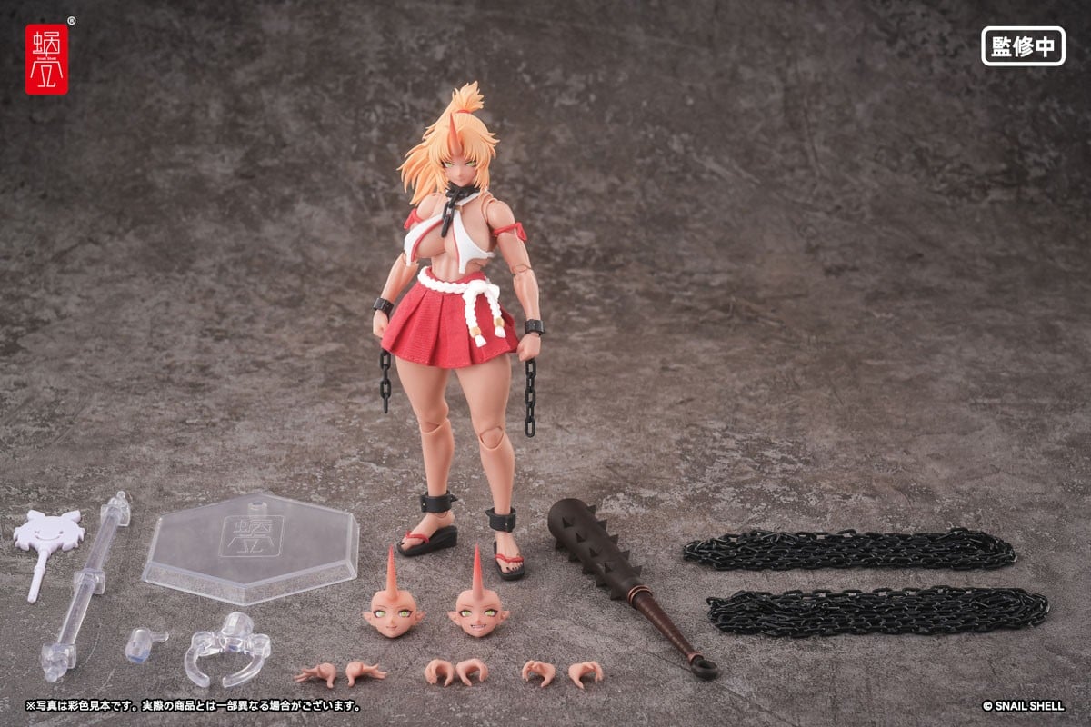 蝸（お）れの異世界冒険『RPGEX-08 鬼巫女 次女・紅葉』1/12 完成品アクションフィギュア-016