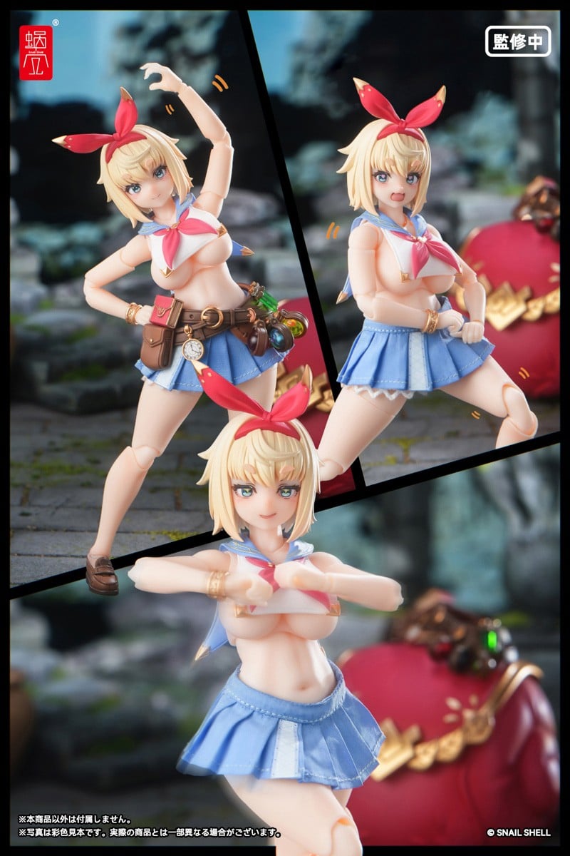 蝸（お）れの異世界冒険『RPGEX-06 冒険者 スネイル』1/12 完成品アクションフィギュア-008