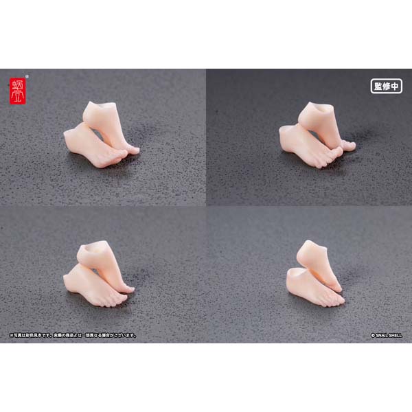 『冒険者 スネイル用オプションフットパーツセット』1/12 完成品オプションパーツ