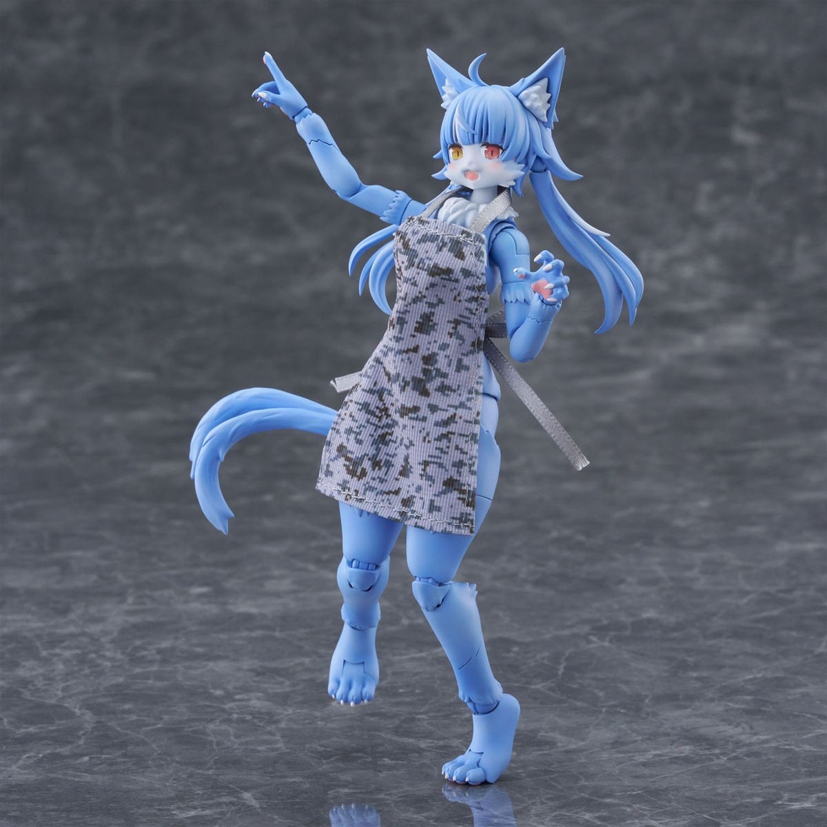 けもプラ『No.KP-04R SP おまねこ with 抱き枕』プラモデル-002