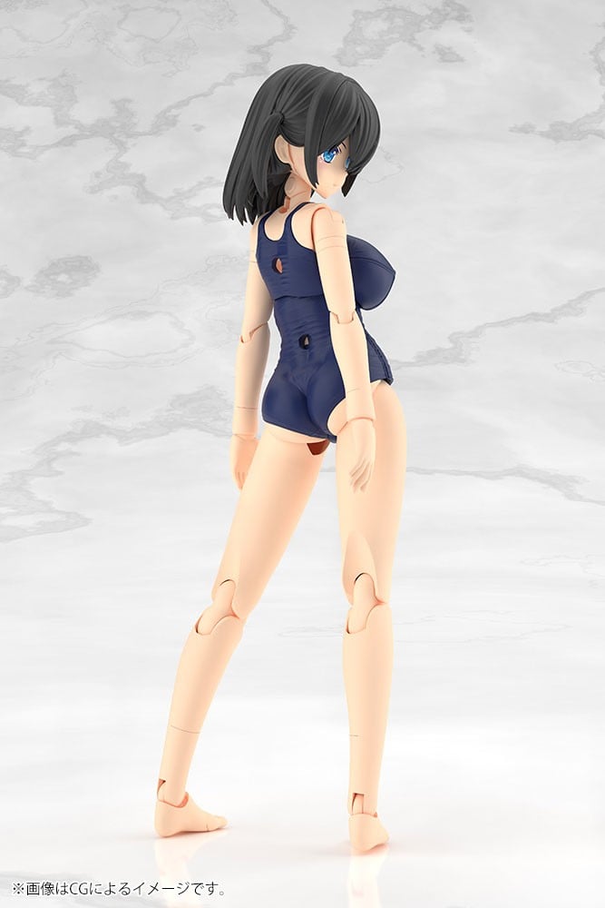 フレームアームズ・ガール『ミヅキ School Swimsuits Ver.』プラモデル-002