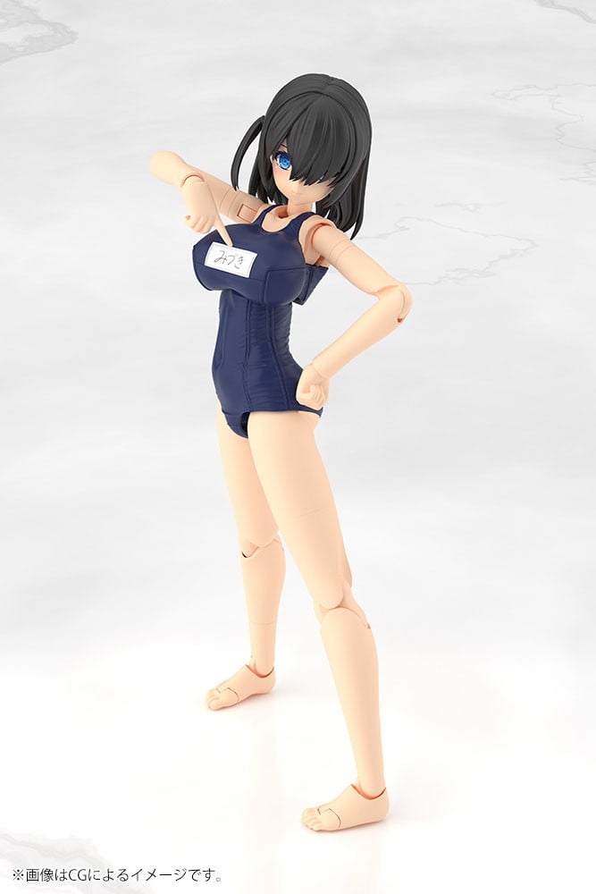 フレームアームズ・ガール『ミヅキ School Swimsuits Ver.』プラモデル-005