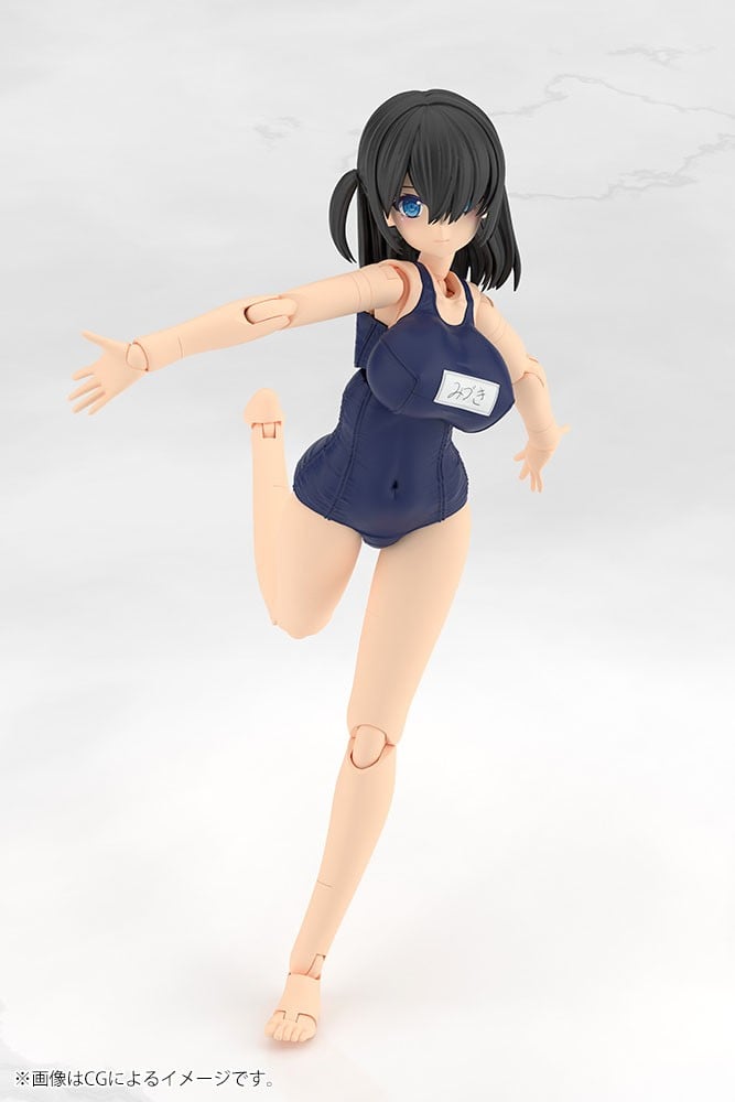 フレームアームズ・ガール『ミヅキ School Swimsuits Ver.』プラモデル-006
