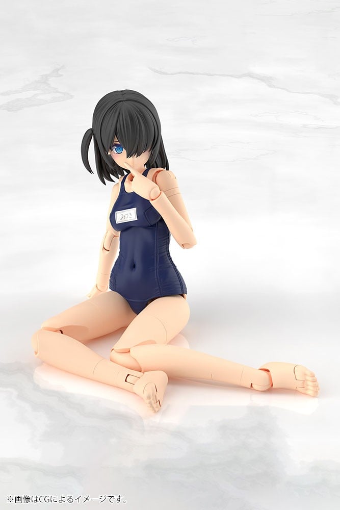 フレームアームズ・ガール『ミヅキ School Swimsuits Ver.』プラモデル-009