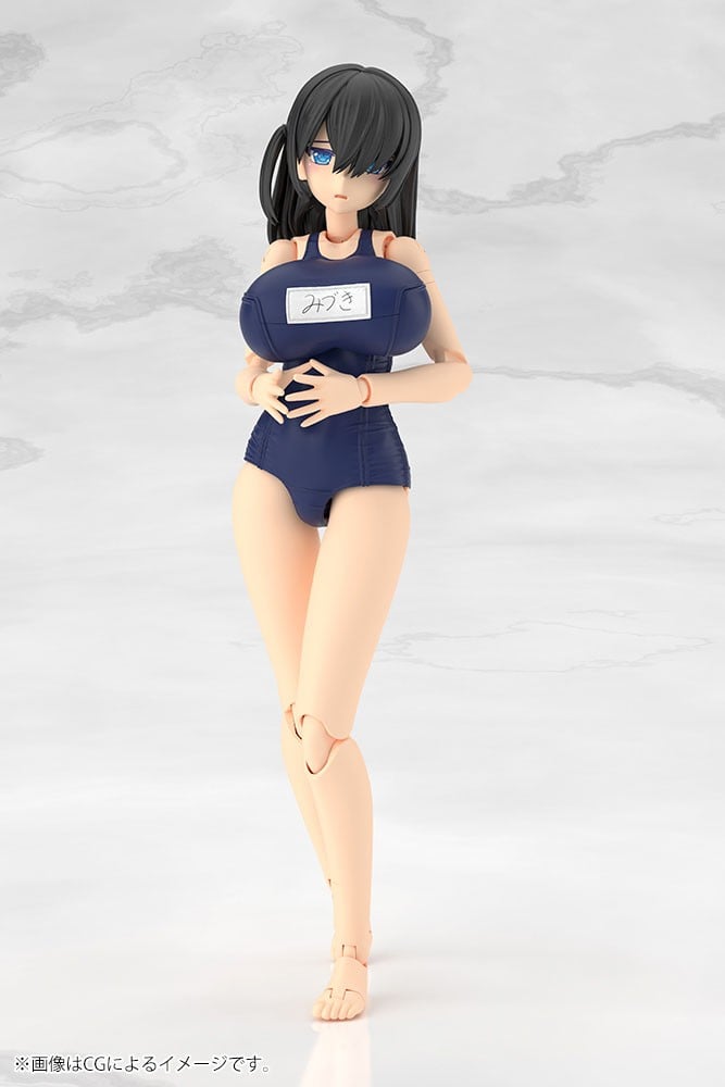 フレームアームズ・ガール『ミヅキ School Swimsuits Ver.』プラモデル-010