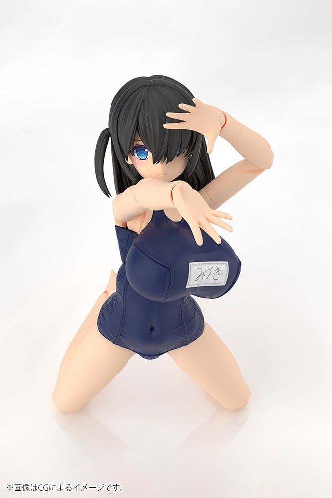 フレームアームズ・ガール『ミヅキ School Swimsuits Ver.』プラモデル-011