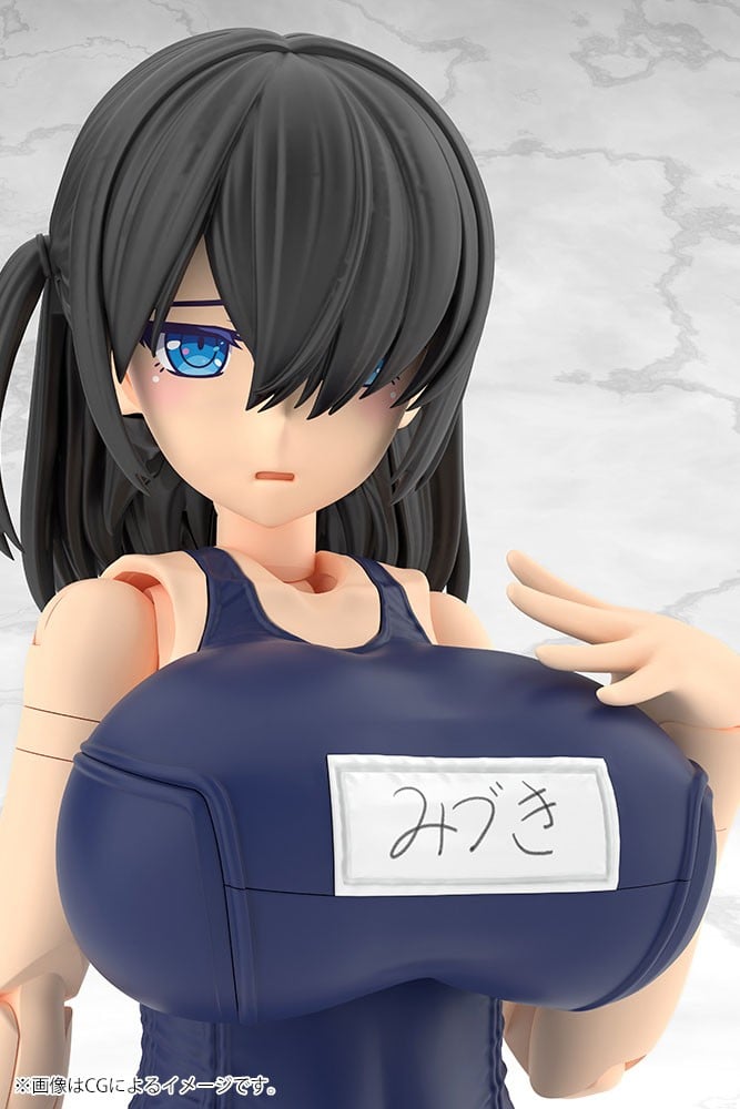 フレームアームズ・ガール『ミヅキ School Swimsuits Ver.』プラモデル-016