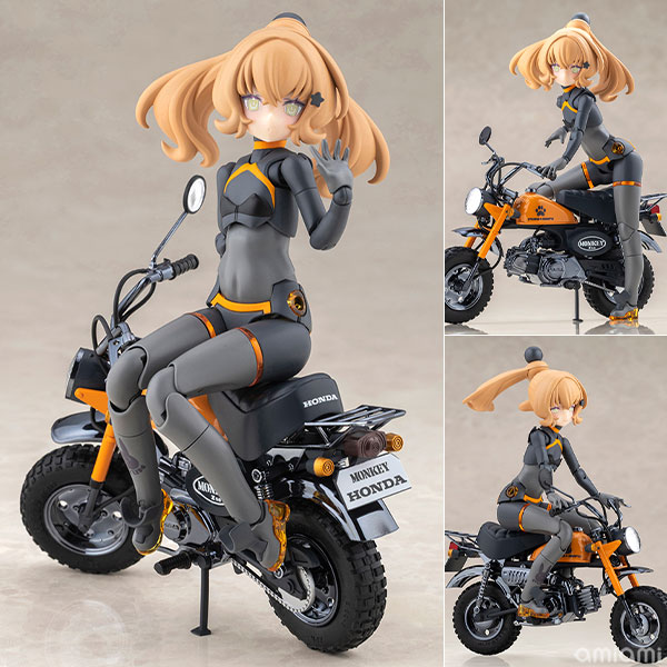 メガミデバイス『PUNI☆MOFU レーシングトゥ with Honda Z50J-1 モンキー』プラモデル
