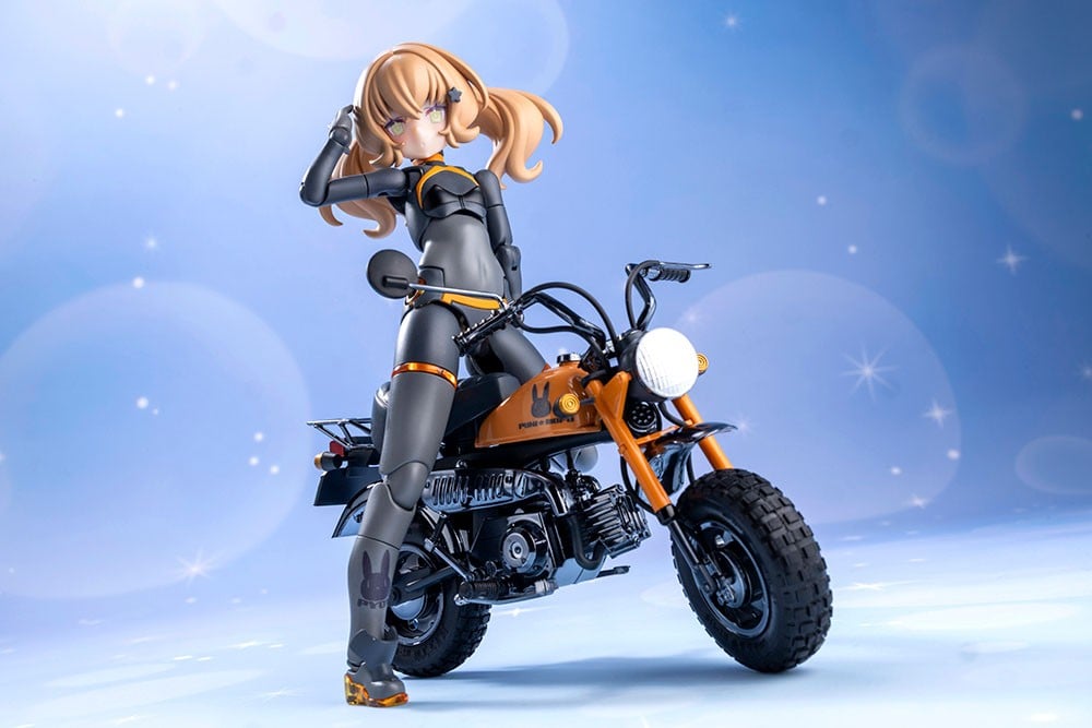 メガミデバイス『PUNI☆MOFU レーシングトゥ with Honda Z50J-1 モンキー』プラモデル-017