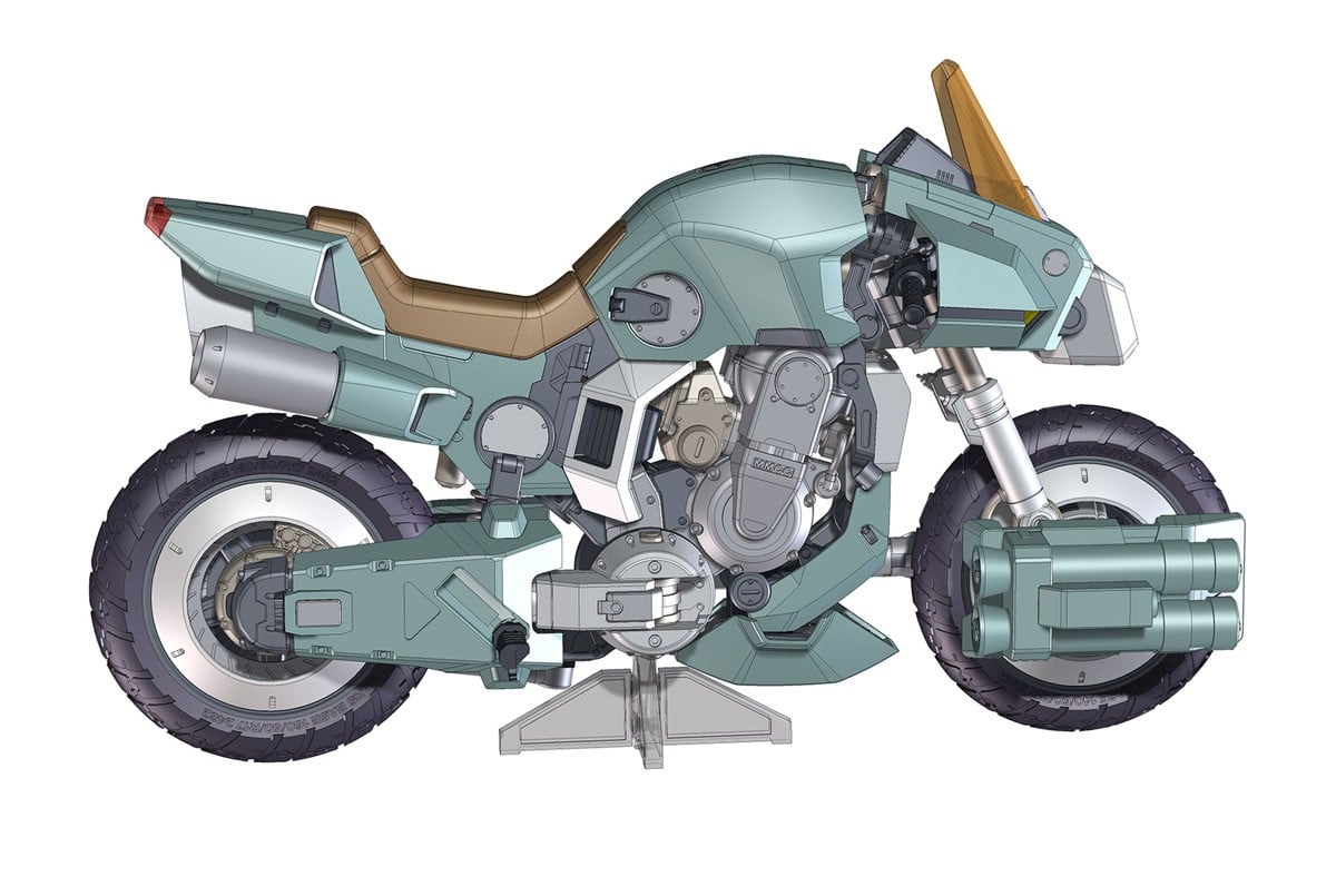 1/12『VR-052F モスピーダ “スティック”』機甲創世記モスピーダ プラモデル-008