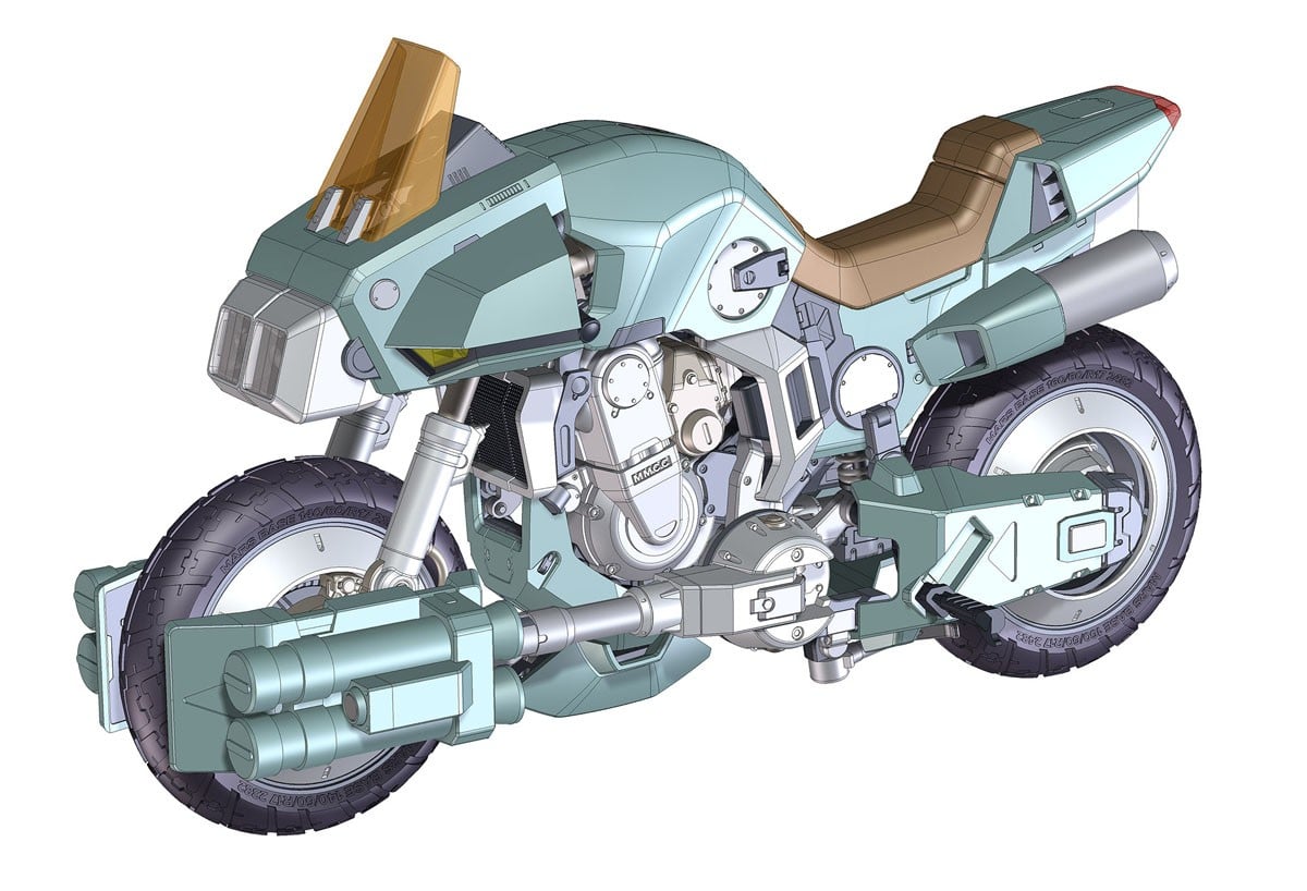 1/12『VR-052F モスピーダ “スティック”』機甲創世記モスピーダ プラモデル-010