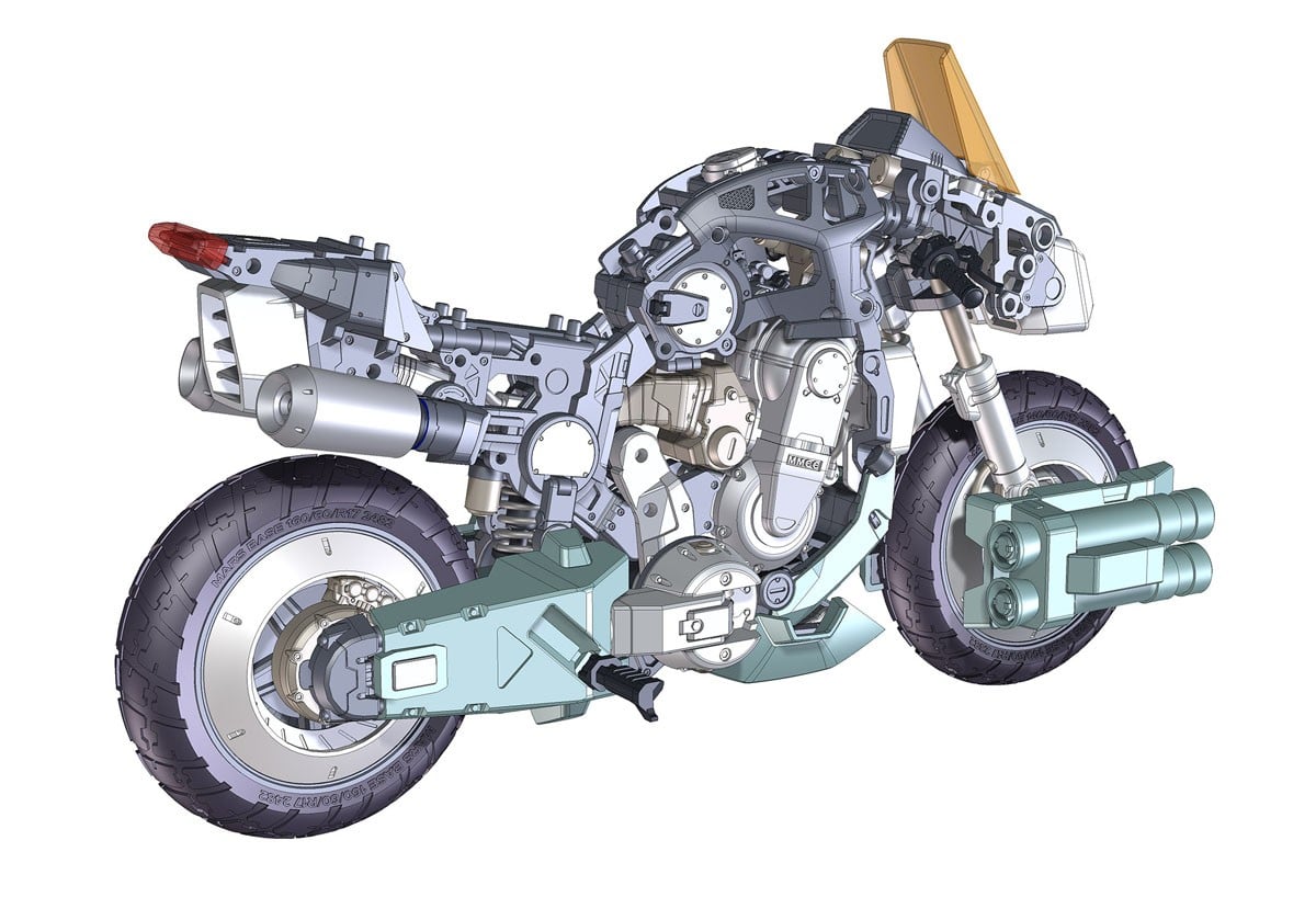 1/12『VR-052F モスピーダ “スティック”』機甲創世記モスピーダ プラモデル-013