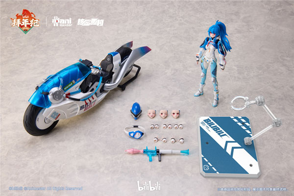 1/12『bilibili 22 モーターバイクセット スピードスリップストリーム 拜年紀』完成品アクションフィギュア