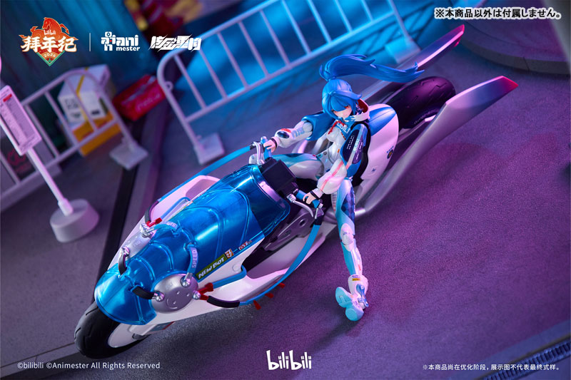 1/12『bilibili 2233 ダブルモーターバイクセット スピードスリップストリーム 拜年紀』完成品アクションフィギュア-006