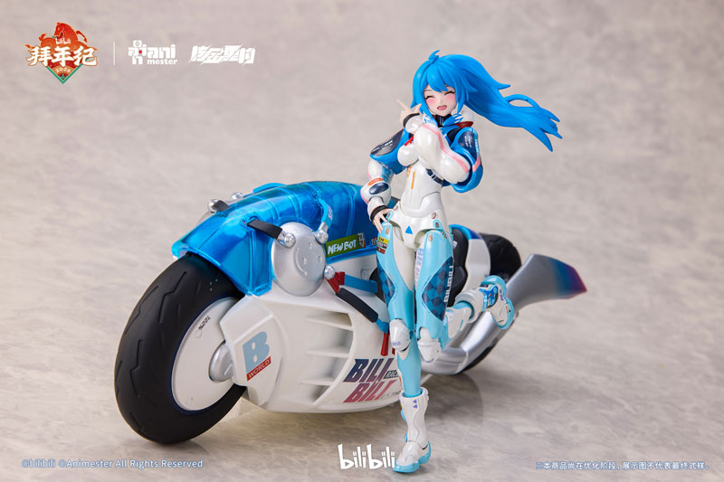 1/12『bilibili 2233 ダブルモーターバイクセット スピードスリップストリーム 拜年紀』完成品アクションフィギュア-010