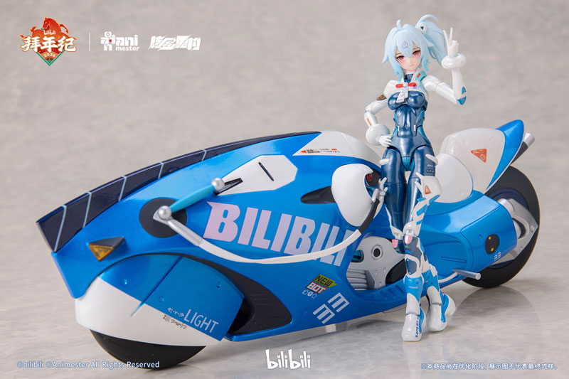 1/12『bilibili 2233 ダブルモーターバイクセット スピードスリップストリーム 拜年紀』完成品アクションフィギュア-020