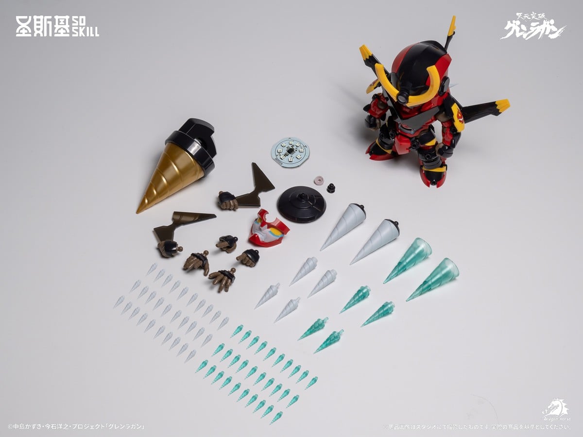天元突破グレンラガン『グレンラガン 超可動モデルキット デフォルメVer.』プラモデル-002