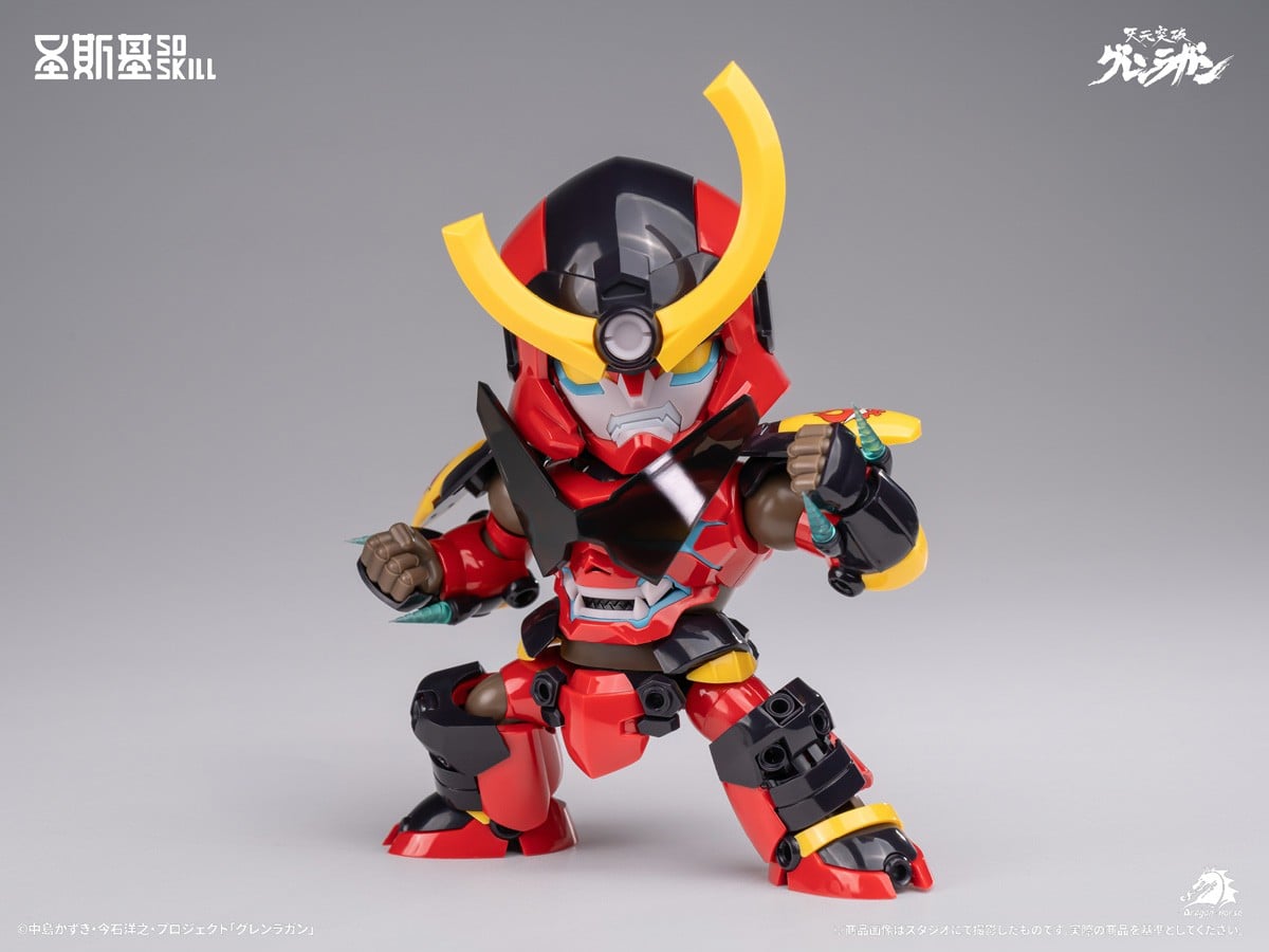 天元突破グレンラガン『グレンラガン 超可動モデルキット デフォルメVer.』プラモデル-008