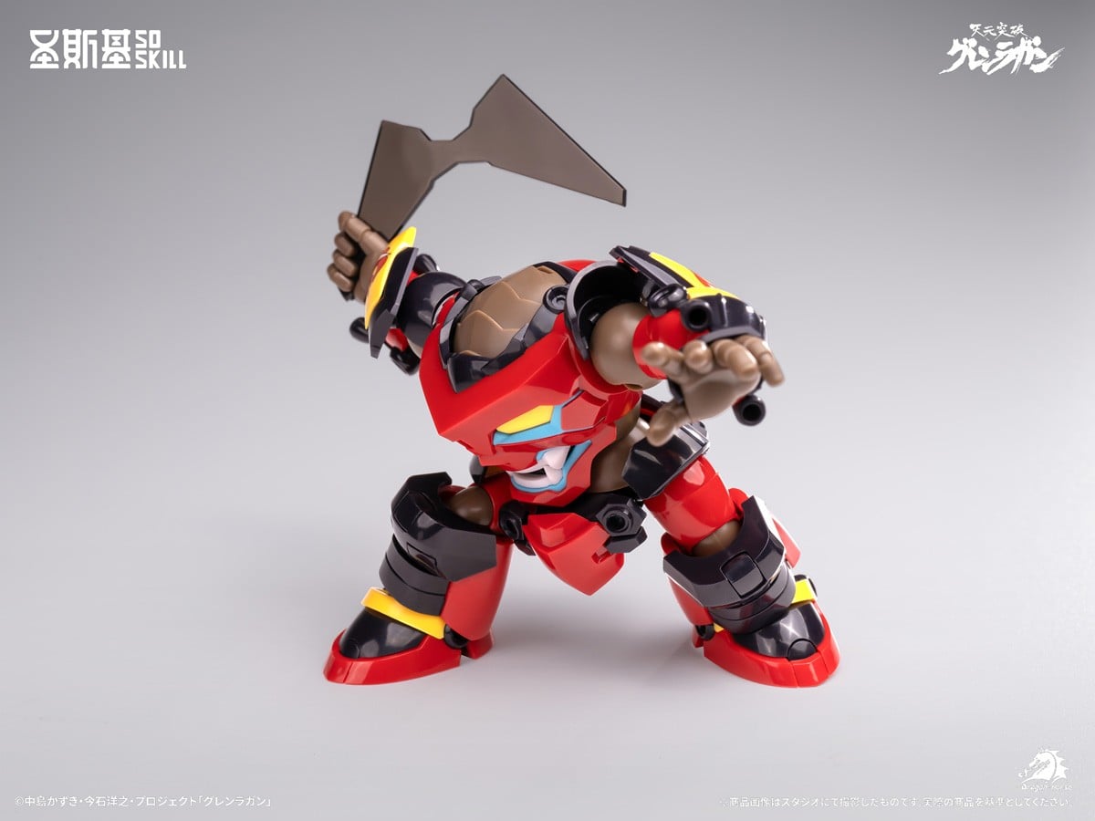 天元突破グレンラガン『グレンラガン 超可動モデルキット デフォルメVer.』プラモデル-015