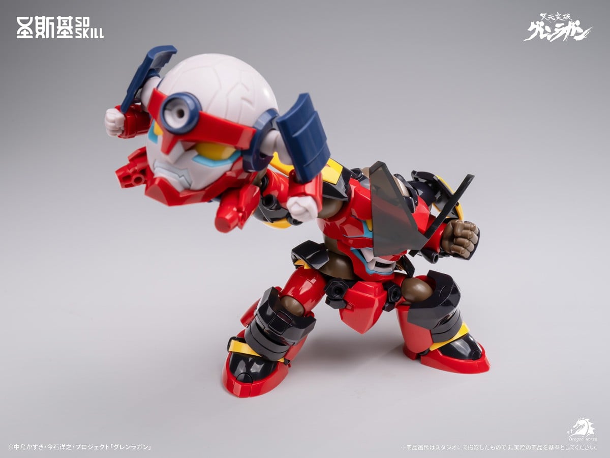 天元突破グレンラガン『グレンラガン 超可動モデルキット デフォルメVer.』プラモデル-017