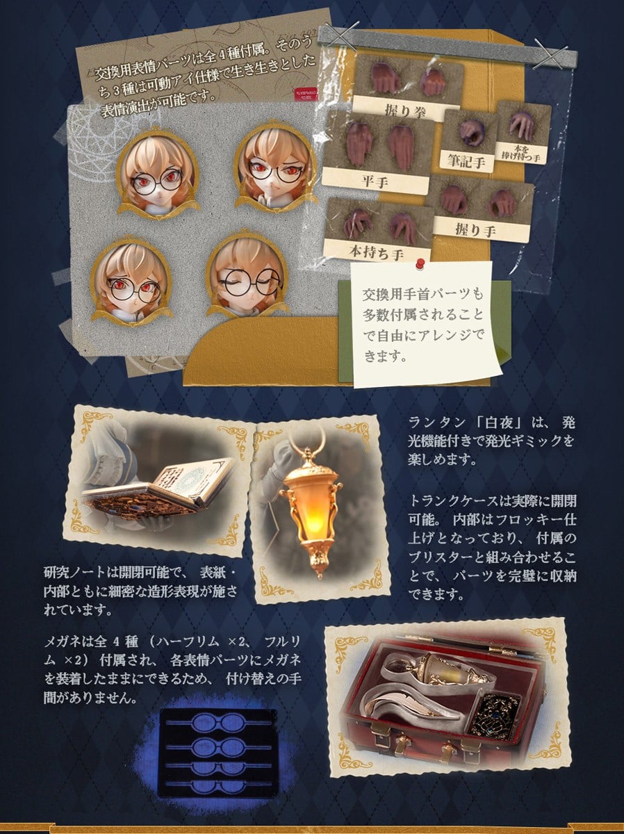 ミスティックランド『ERA-005 MARGARET SCHOLAR VER./マーガレット 研究員Ver.』1/12 可動フィギュア-006