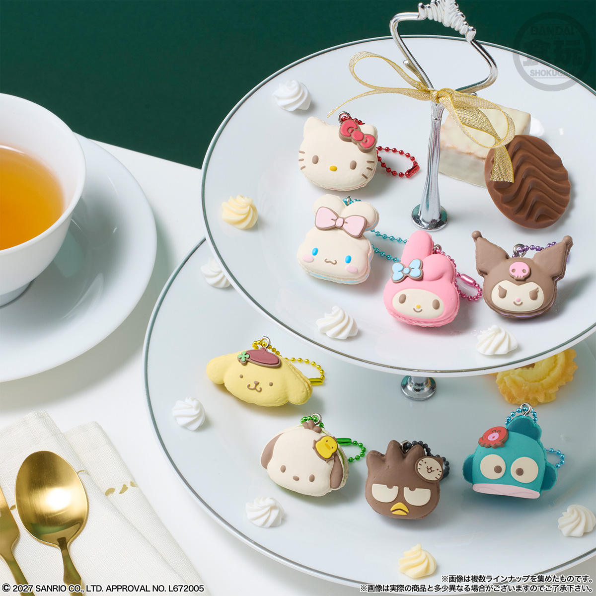 【食玩】『サンリオキャラクターズ トゥーンカロン&ふわもぎゅグミ』10個入りBOX-002