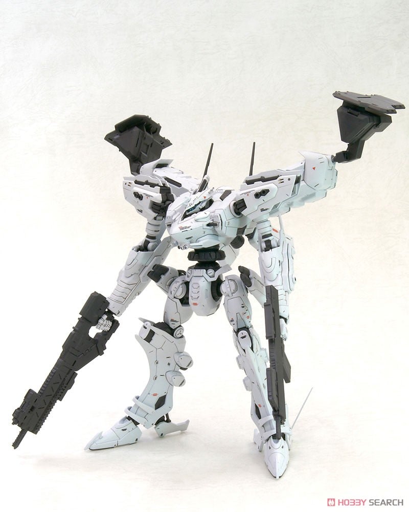 【再販】V.I.シリーズ『ラインアーク ホワイト・グリント＆V.O.Bセット』アーマード・コア4 1/72 プラモデル-003