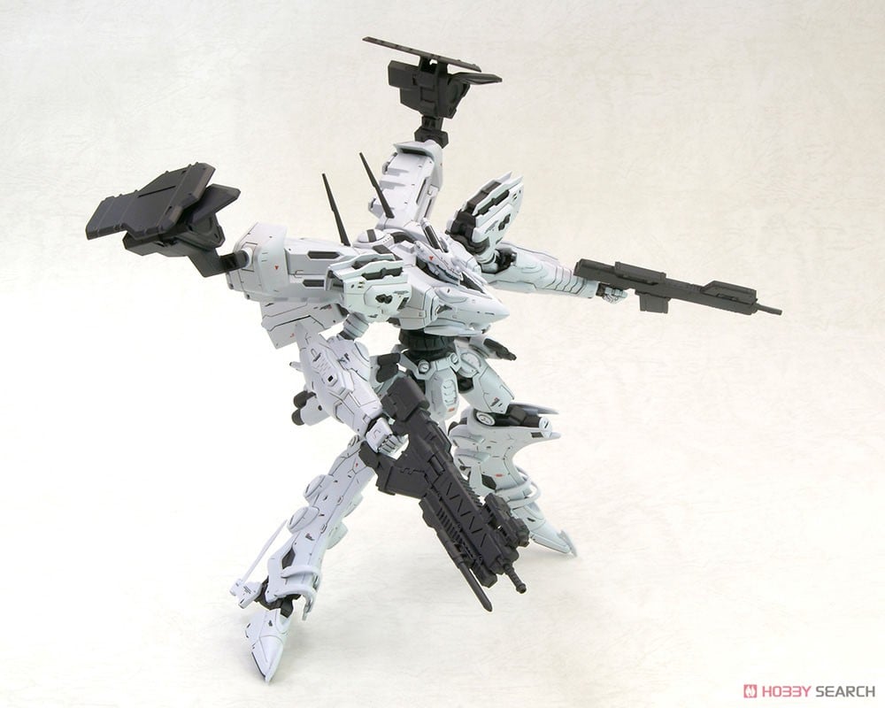 【再販】V.I.シリーズ『ラインアーク ホワイト・グリント＆V.O.Bセット』アーマード・コア4 1/72 プラモデル-010